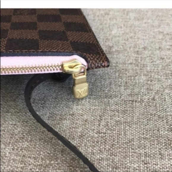 Auth NEW Louis Vuitton Neverfull MM damier pouch ballerina - Picture 3 of 7